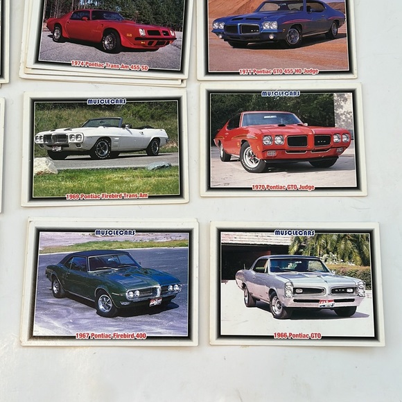 Vintage Collectable Muscle Car cards “Oldsmobile “ Pontiac”& Buick - Picture 6 of 8